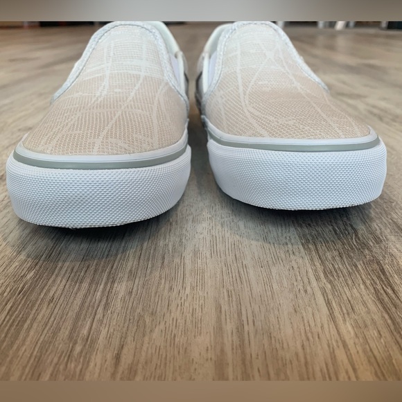 Women’s VANS Asher Slip-On Canvas Shoes - neutral Cream color - Picture 10 of 11